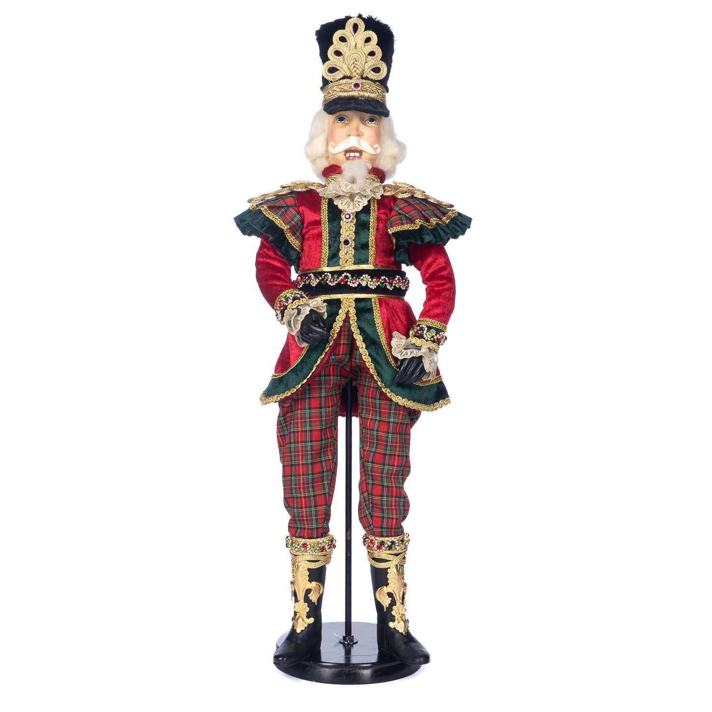 "Casse-Noisette " Tartan Goodwill » H76 cm
