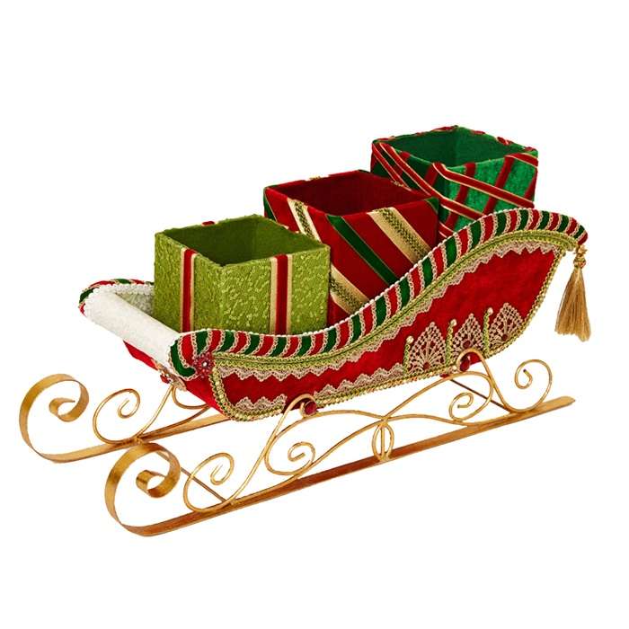 "Slitta Contenitore Gioiello – Katherine’s Collection" H33L61P20 CM