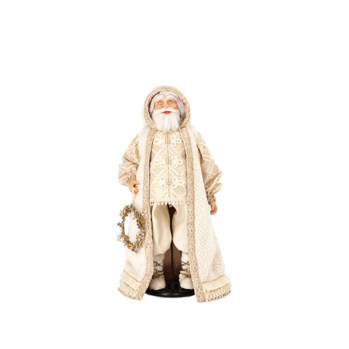 "Babbo Natale in Oro con Ghirlandina – Katherine’s Collection" H81CM