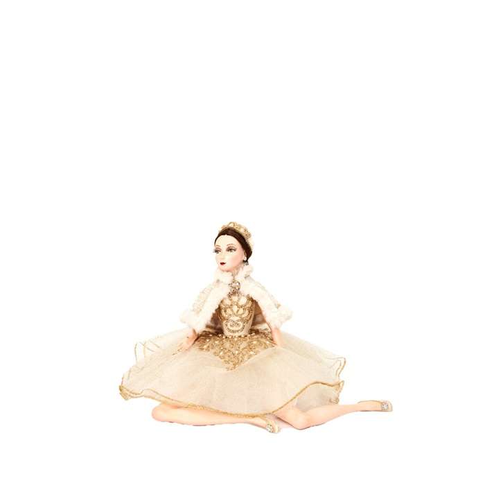 "Ballerine assise en or – Collection Katherine, H 58 cm