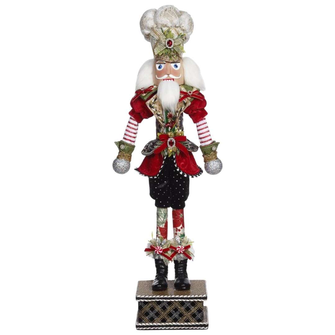 "Schiaccianoci su Base Gold e Red" H60 CM