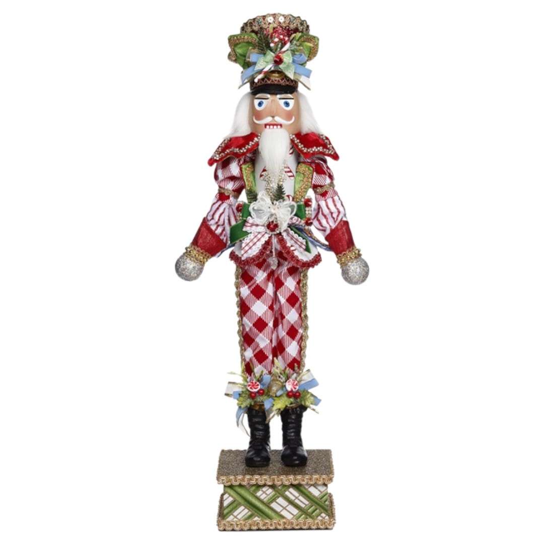 "Peppermint Nutcracker on Base" H61 CM