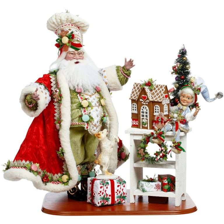 "Bambola di Babbo Natale pan di zenzero" 65 CM
