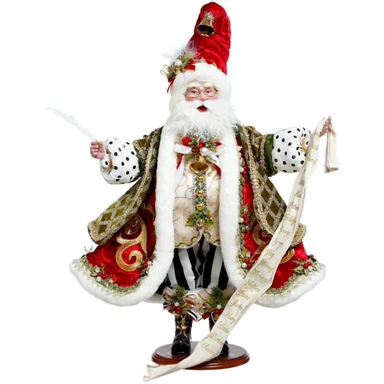 "Controllando la sua lista Babbo Natale bambola" H64 CM