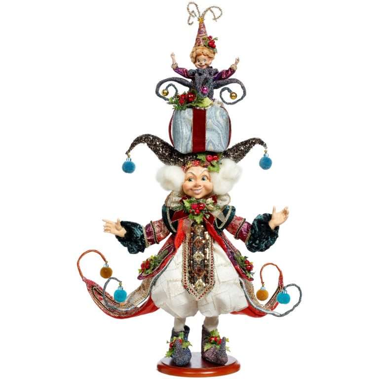 "Elfo con regalo" H61 CM