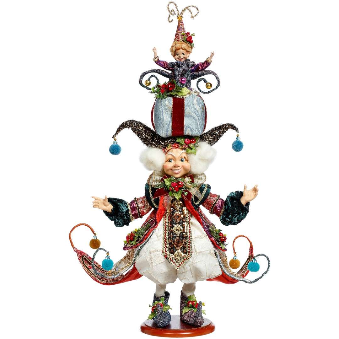 "Elfo con regalo" H61 CM
