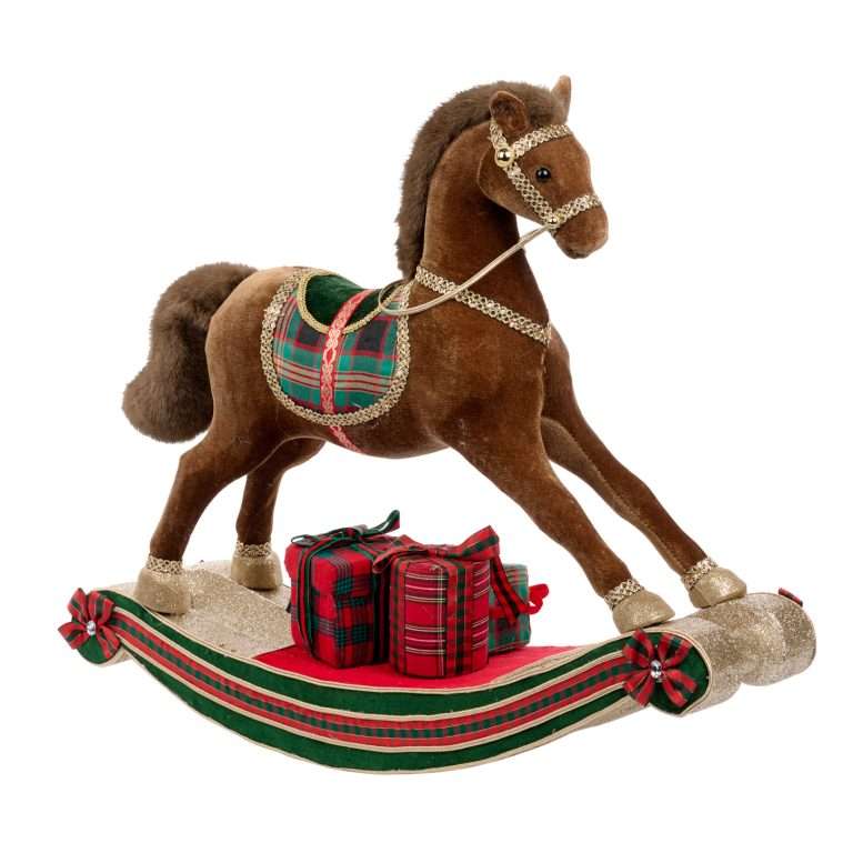 "Cavallo a Dondolo Tartan-Goodwill" H68 CM