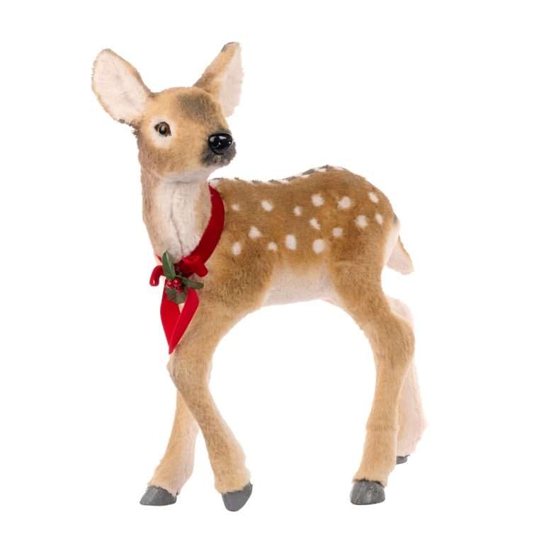 “Bambi Del Bosco Natale in piedi-Goodwill” H58 CM