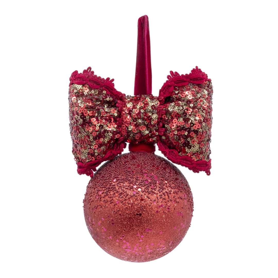 "Sfera Natalizia Glitter Gioiello" H22D12 CM