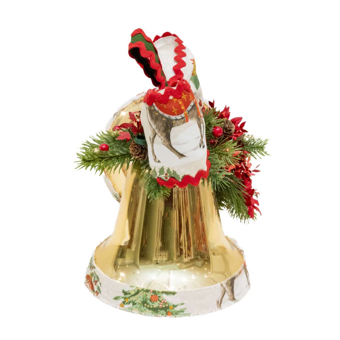 "Coppia Campane Oro Medie" H37L36 CM - immagine 3