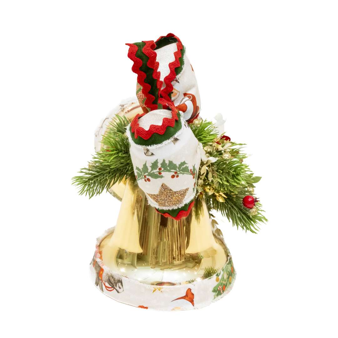 "Coppia Campane Oro Piccole" H30L32 CM - Image 3
