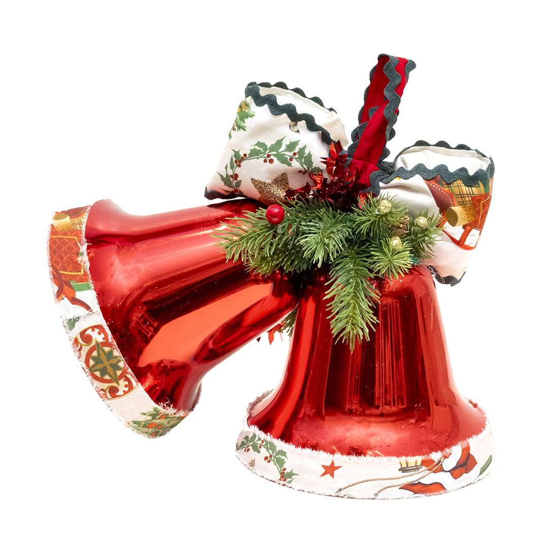 "Coppia Campane Rosse Medie" H37L36 CM – Image 5