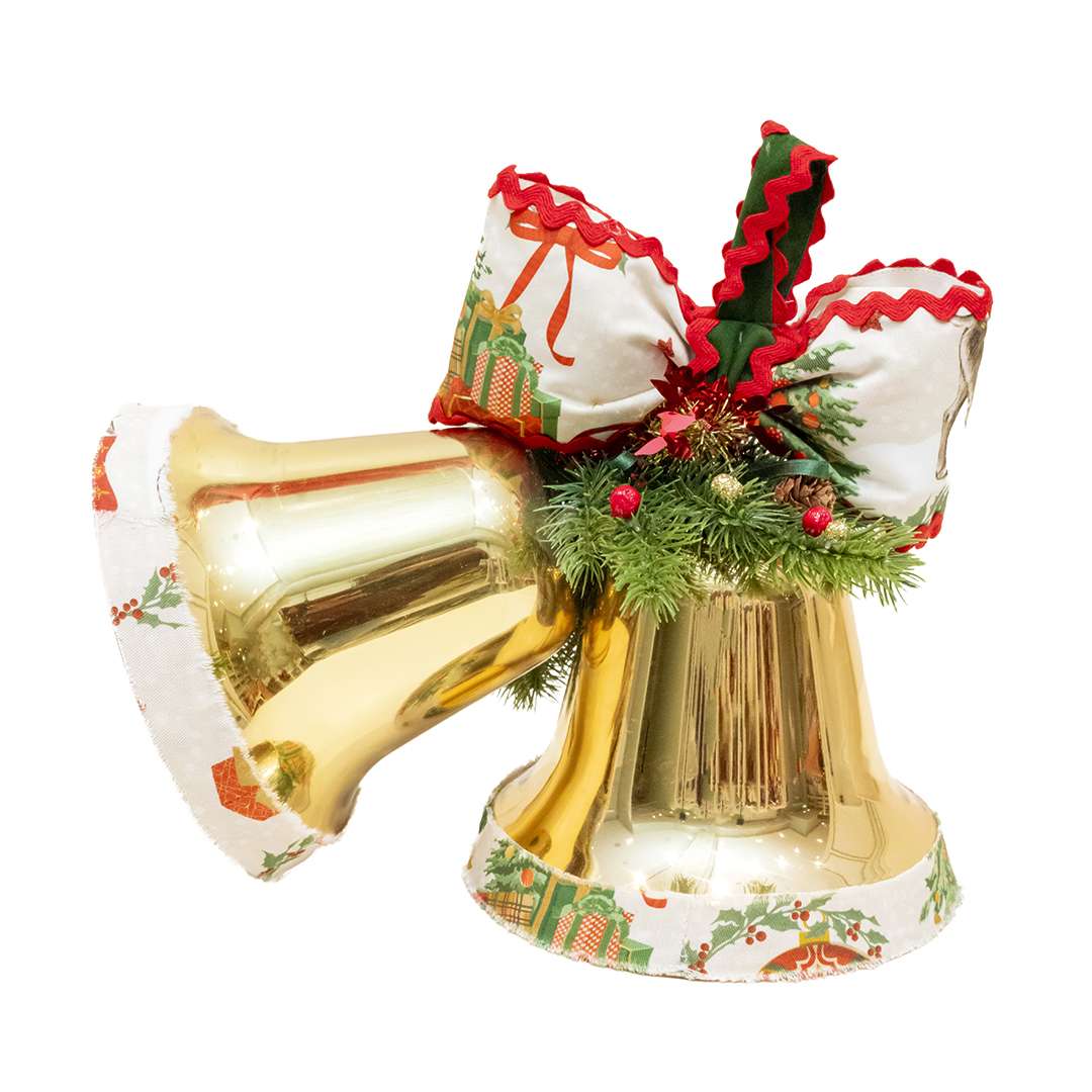 "Coppia Campane Oro Medie" H37L36 CM - immagine 5