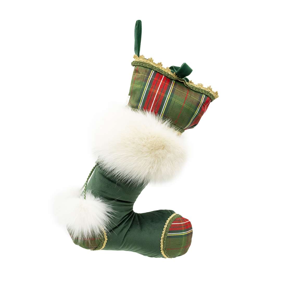 "Calza Tartan Verde" H40X30L – Image 2