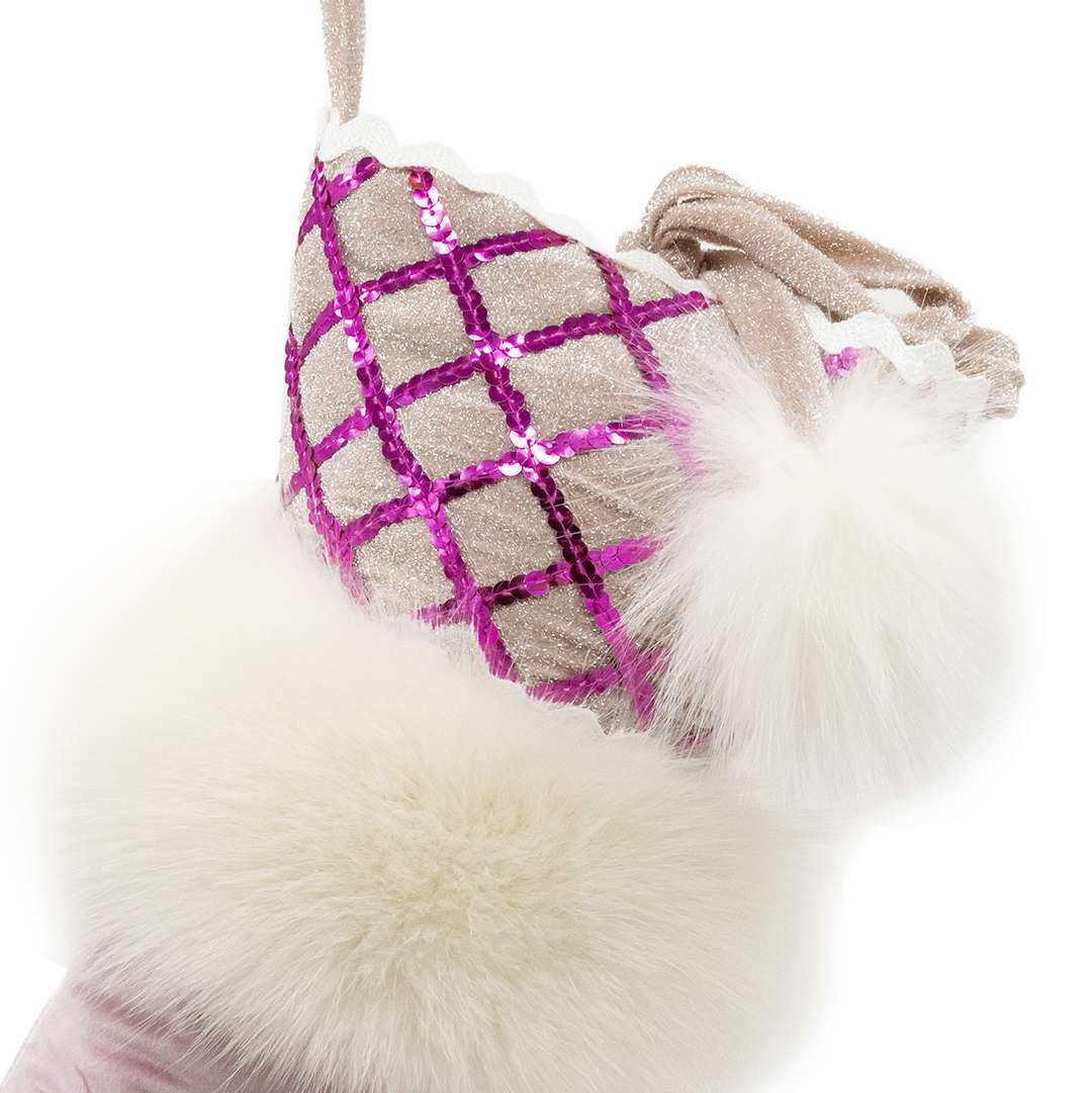 "Calza Luxury Rosa" H40X30L - immagine 4