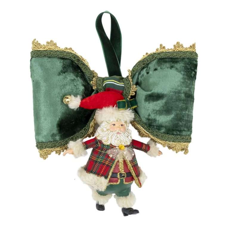 “Decorazione Babbo Natale Pendente” H21X19