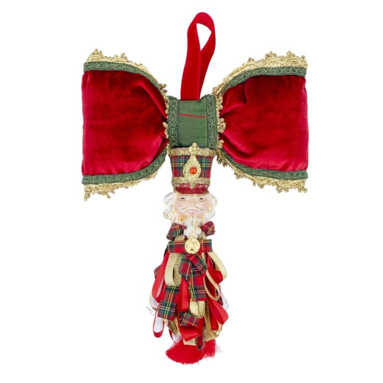 "Soldier's Head with Tartan Tassels" H25X20