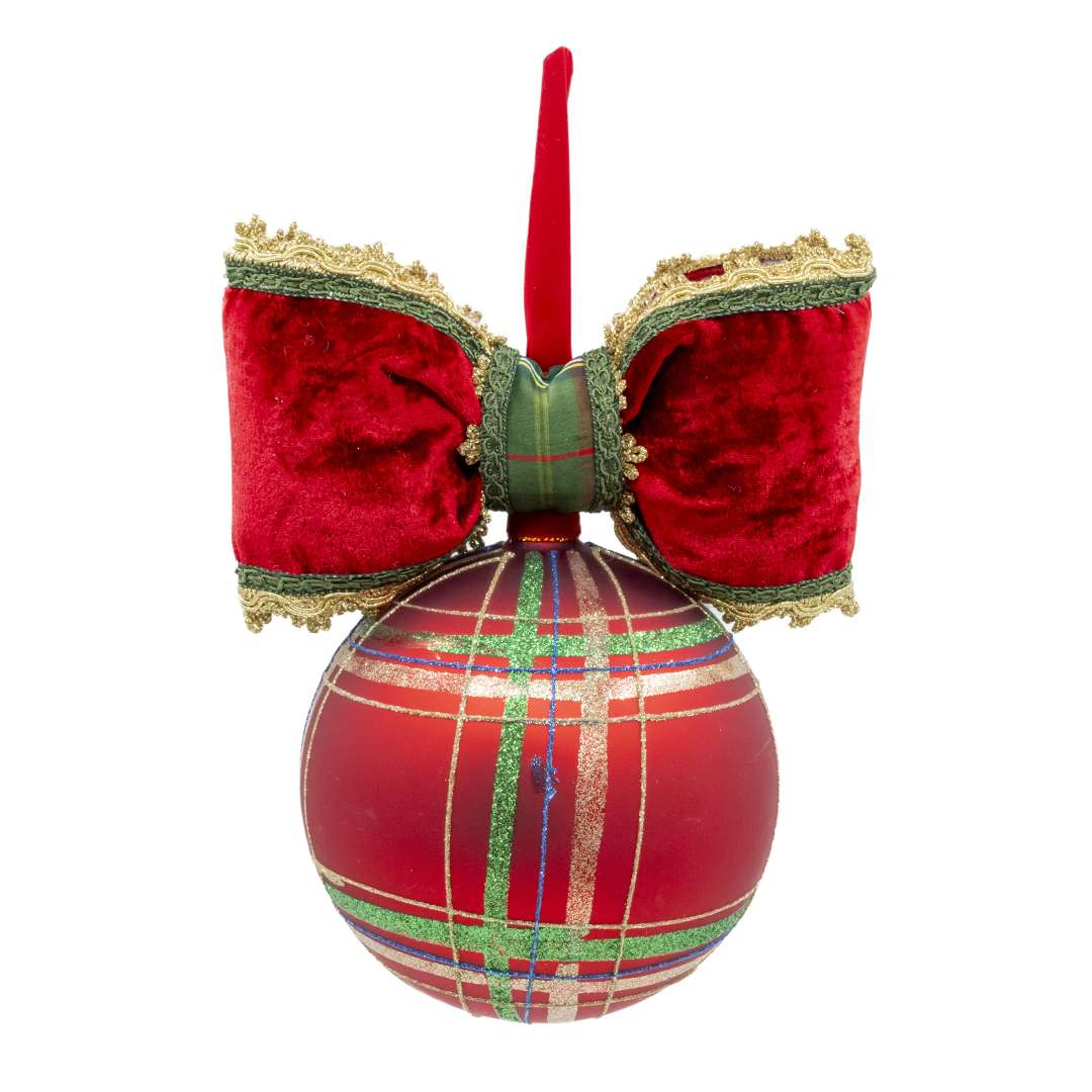 "Sfera Tonda Tartan"H24X20