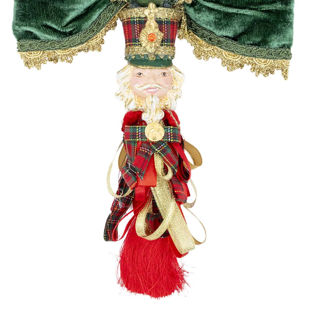 "Decorazione Testa di Soldato Tartan e Nappa" H21X19 – Image 2