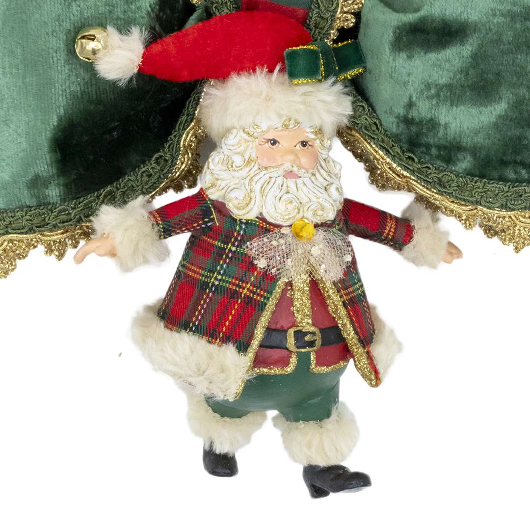 “Decorazione Babbo Natale Pendente” H21X19 – Image 2