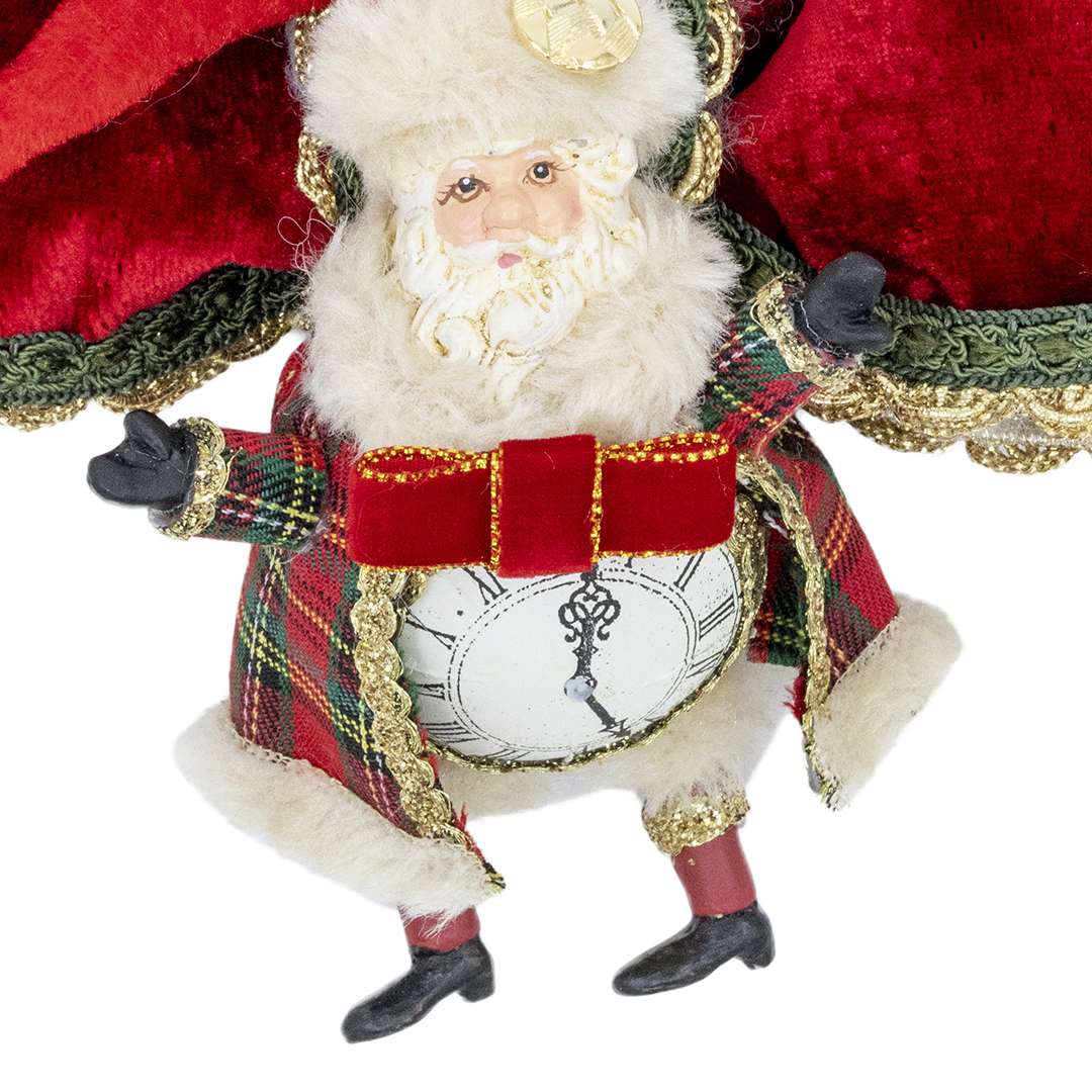 "Babbo Pendente Tartan" H14X15 CM - immagine 2