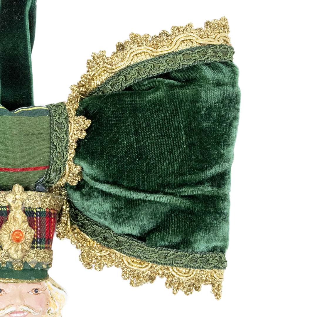 "Decorazione Testa di Soldato Tartan e Nappa" H21X19 – Image 3