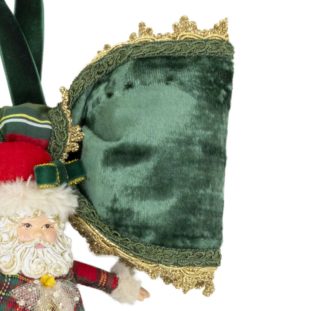 “Decorazione Babbo Natale Pendente” H21X19 – Image 3