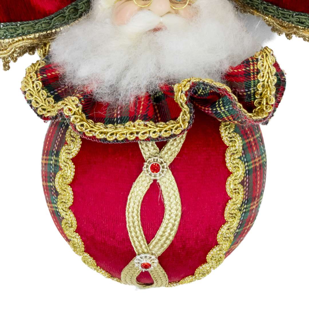 "Ornamento Babbo Tartan" H24X20 – Image 3