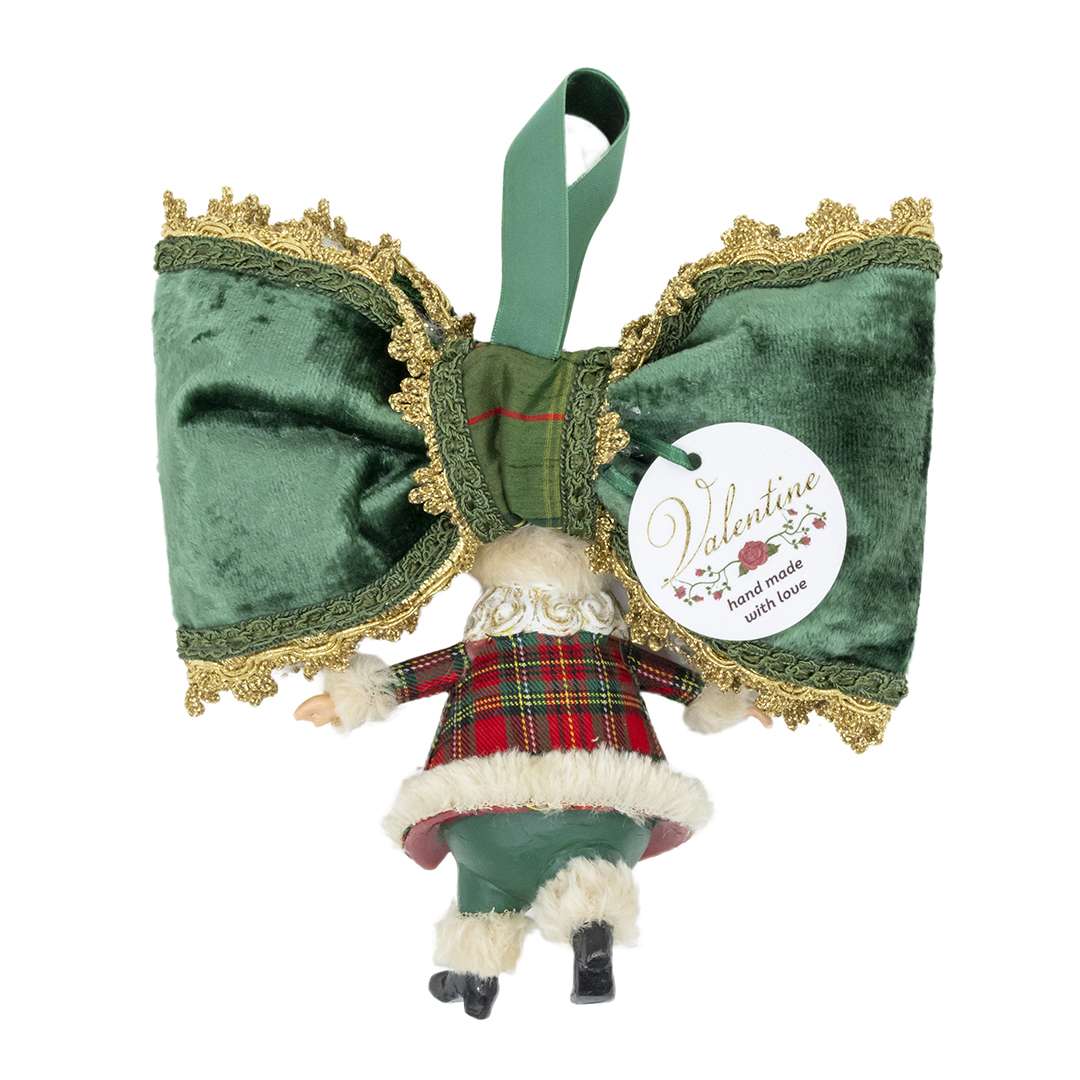 “Decorazione Babbo Natale Pendente” H21X19 – Image 4