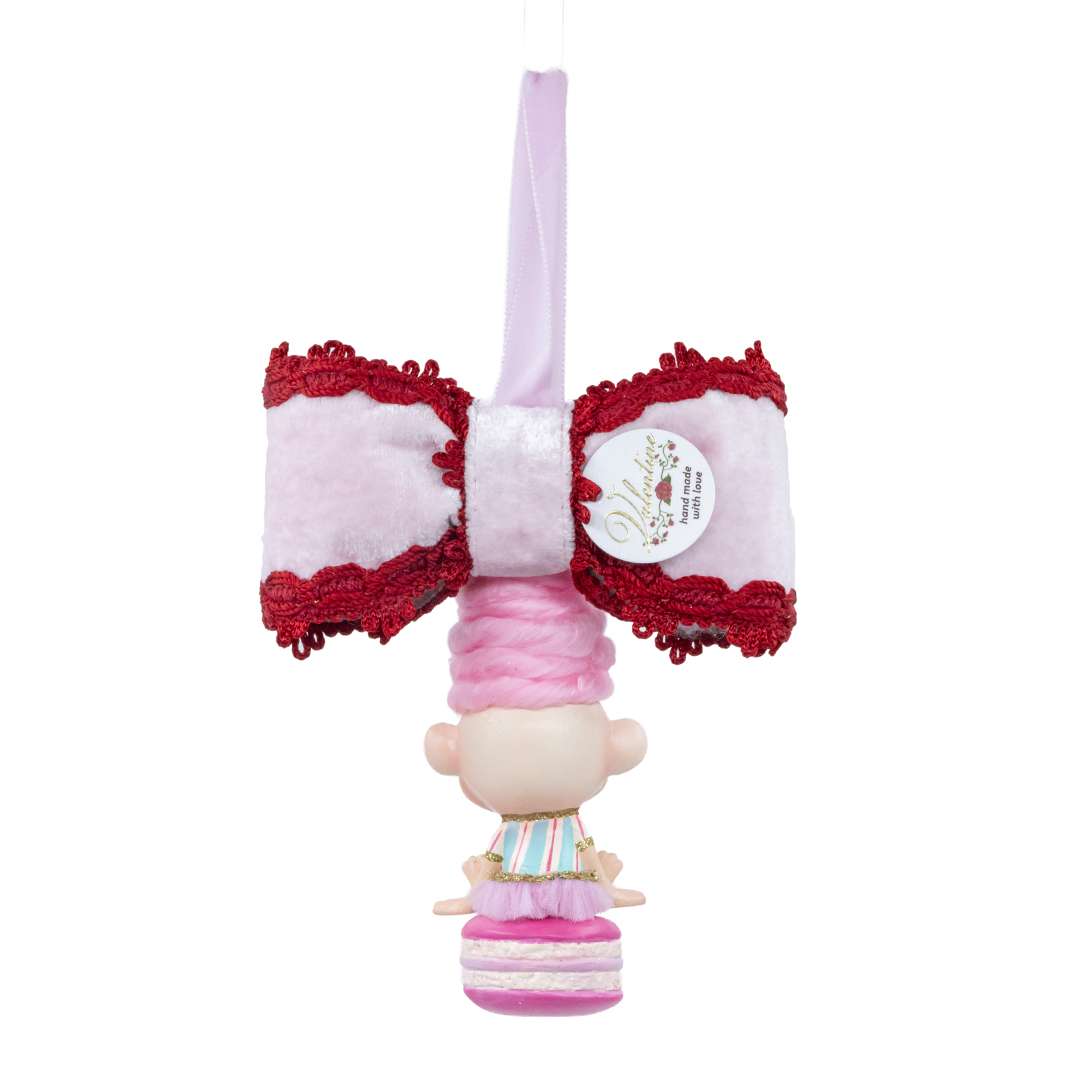 "Scimmietta Rosa su Macarons – Candy Rose" H17X10 - Image 4