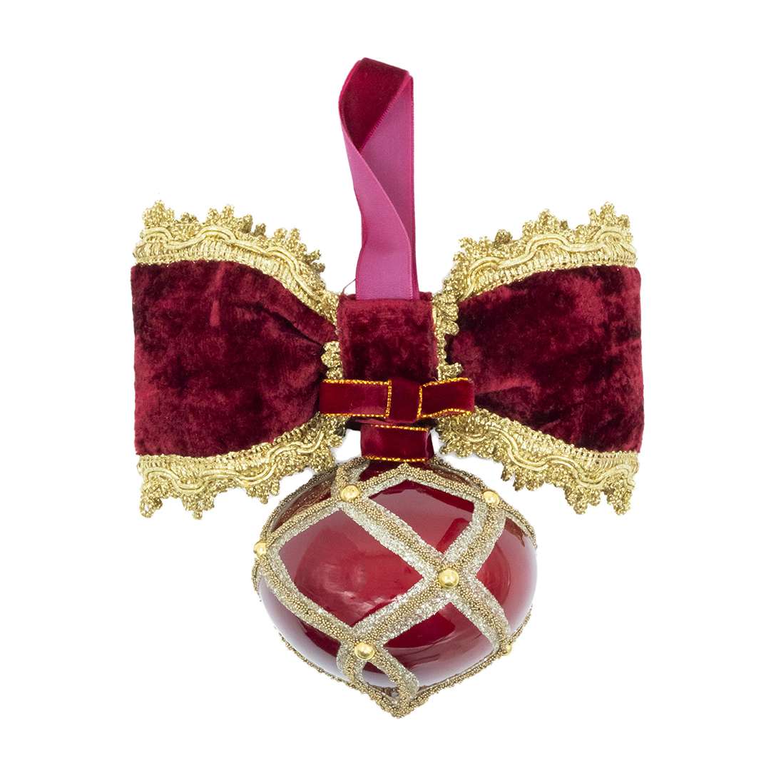 "Sfera Trottola C/Losanghe Oro e Mini Pietre" H15X15 – Image 4