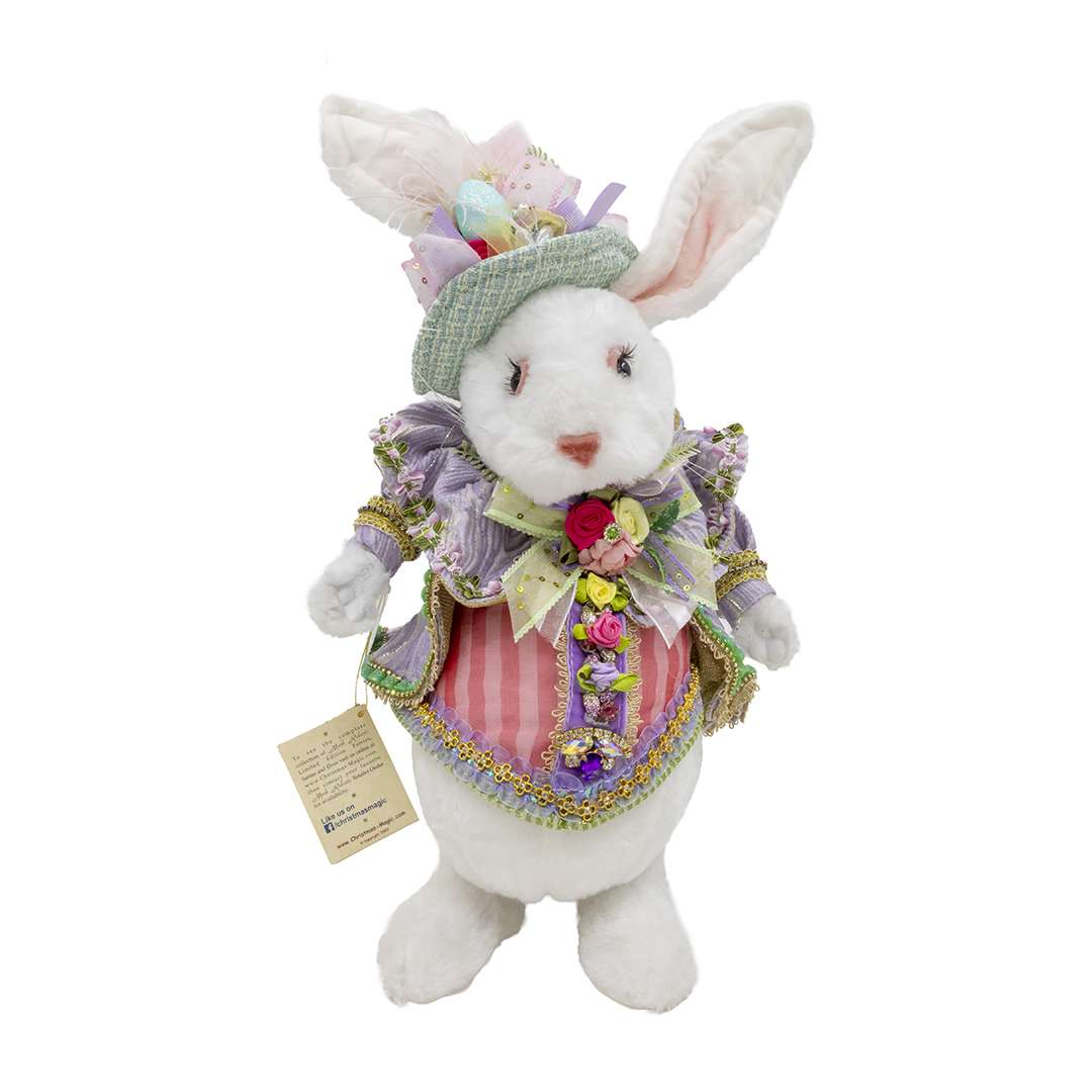 " Mme Lapin Duveteux " H38 cm