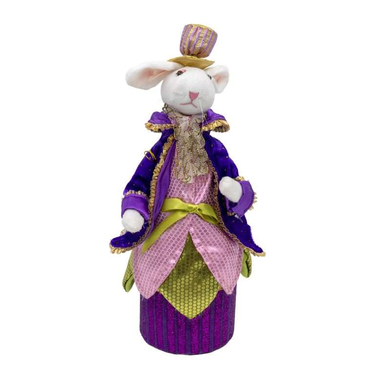 "Scatola Coniglio Viola e Rosa" H36 D9CM