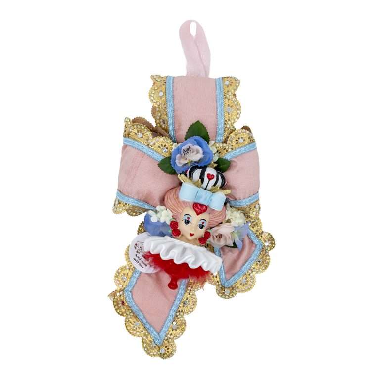 "Fiocco Riccio con Regina di Cuori – Collezione Wonderland" H34X24 CM
