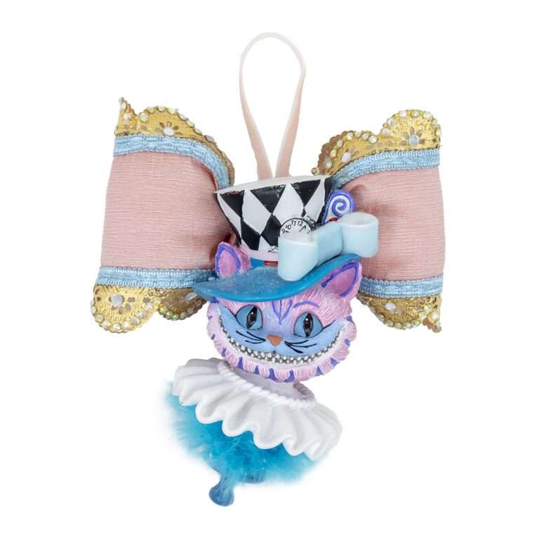 "Fiocco con Gatto di Alice In Wonderland" H19X16 CM