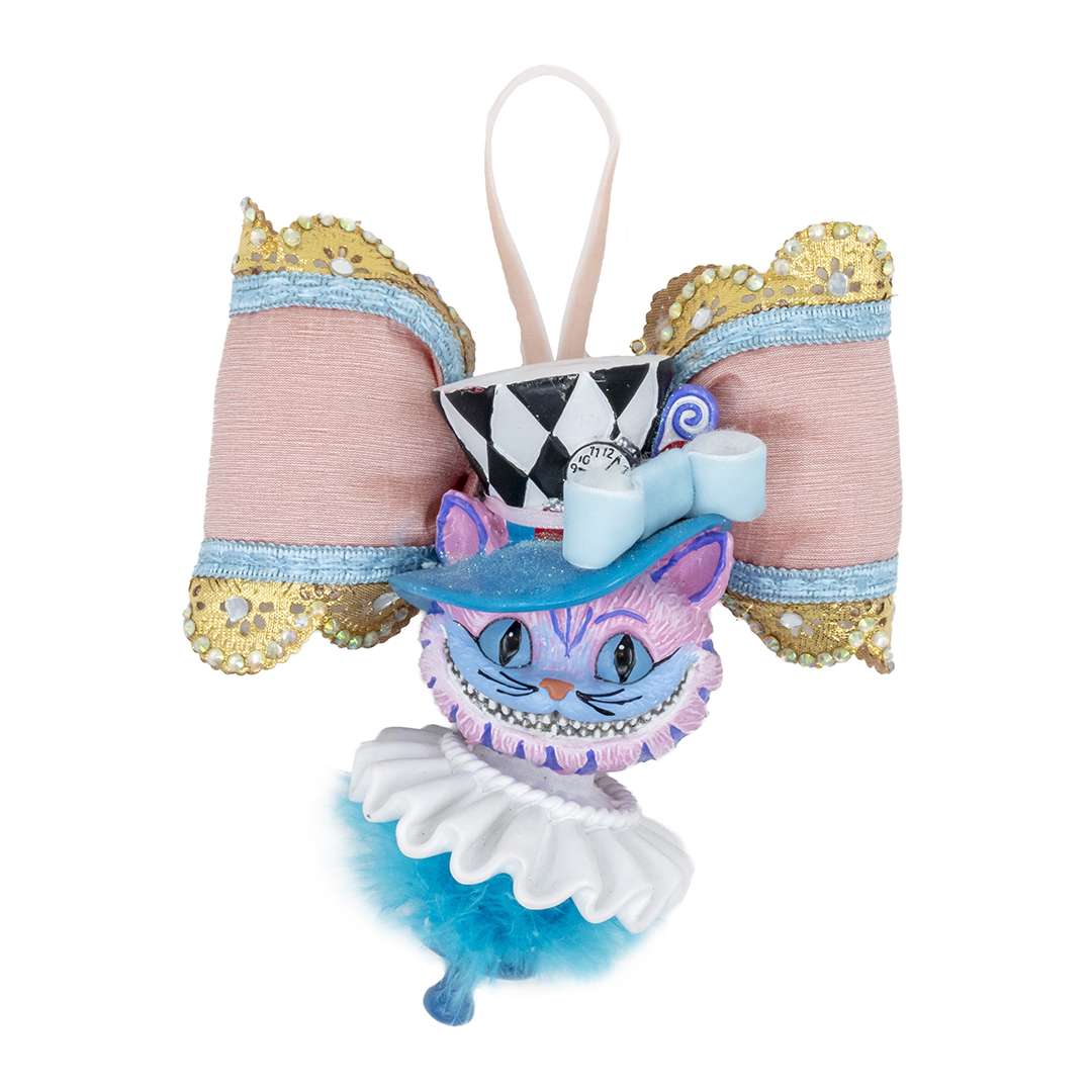 ""Alice in Wonderland Cat Bow" H19X16 CM