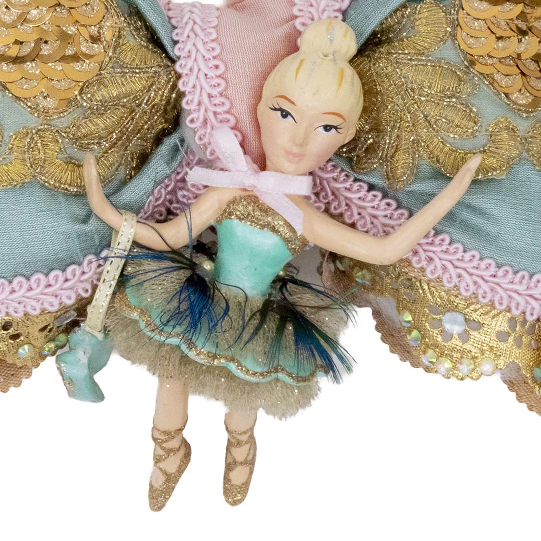 "Fiocco con Ballerina Blue" H17X16 CM - immagine 2