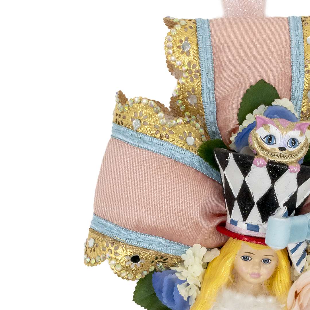 "Fiocco Riccio con Alice – Collezione Wonderland" H34X24 CM - immagine 3