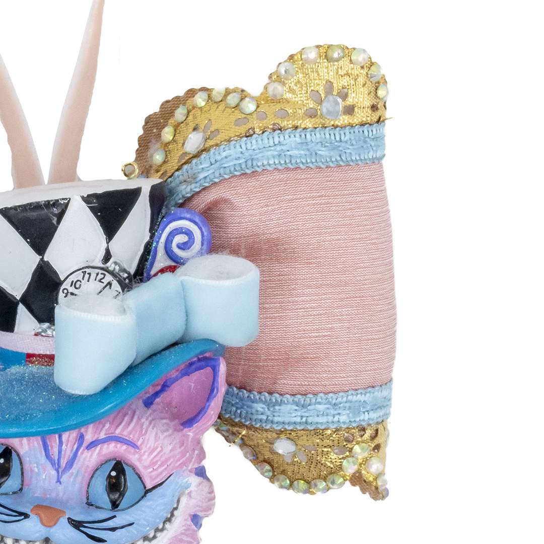 "Fiocco con Gatto di Alice In Wonderland" H19X16 CM - Image 3