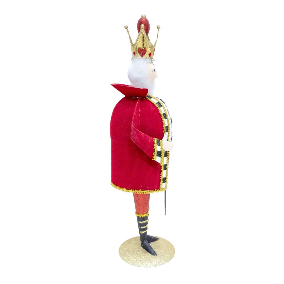 "Re di Cuori in Latta su Base – Collezione Mark Roberts"H60X23 CM - immagine 4