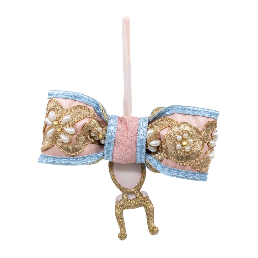 "Fiocco con Poltrona Reale Rosa" H17X16 CM - immagine 4