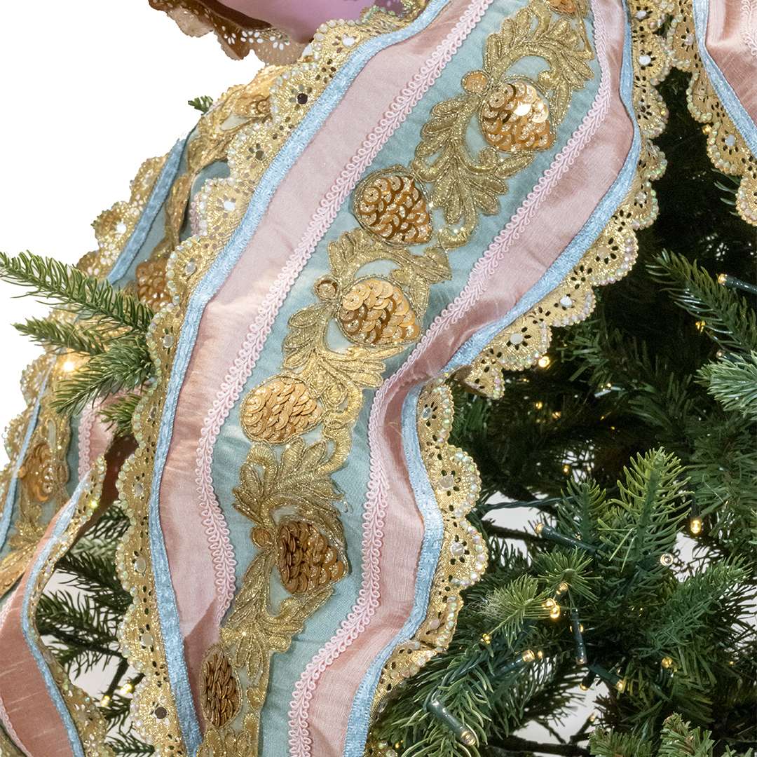 "Fiocco Maxi Puntale Rosa-Alice in Wonderland" C/ 4 CODE 2 DA1,20 2 DA 1,00 MT - Image 4