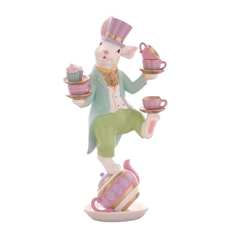 "Coniglio Giocoliere con Tazze" H41,5 CM