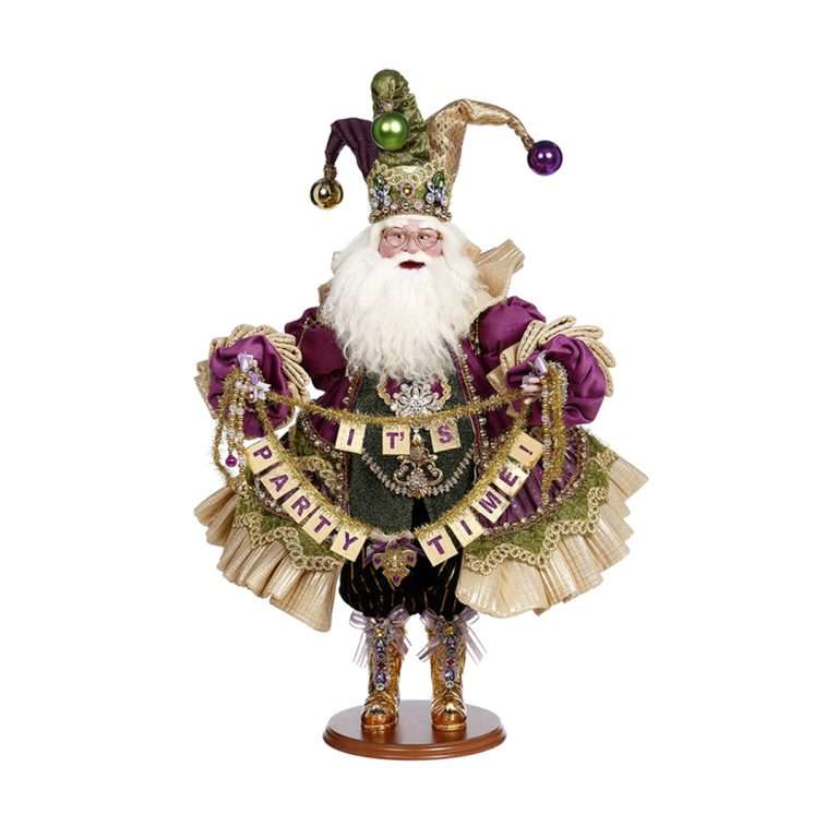 "Mardi Gras King Verde/Viola" H65,5 CM