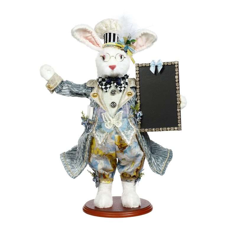 ""Rabbit With Blue Chalkboard""