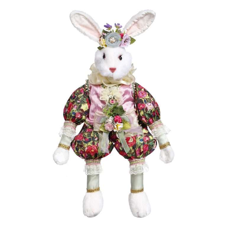 ""Large Soft Floral Rabbit" H51 CM