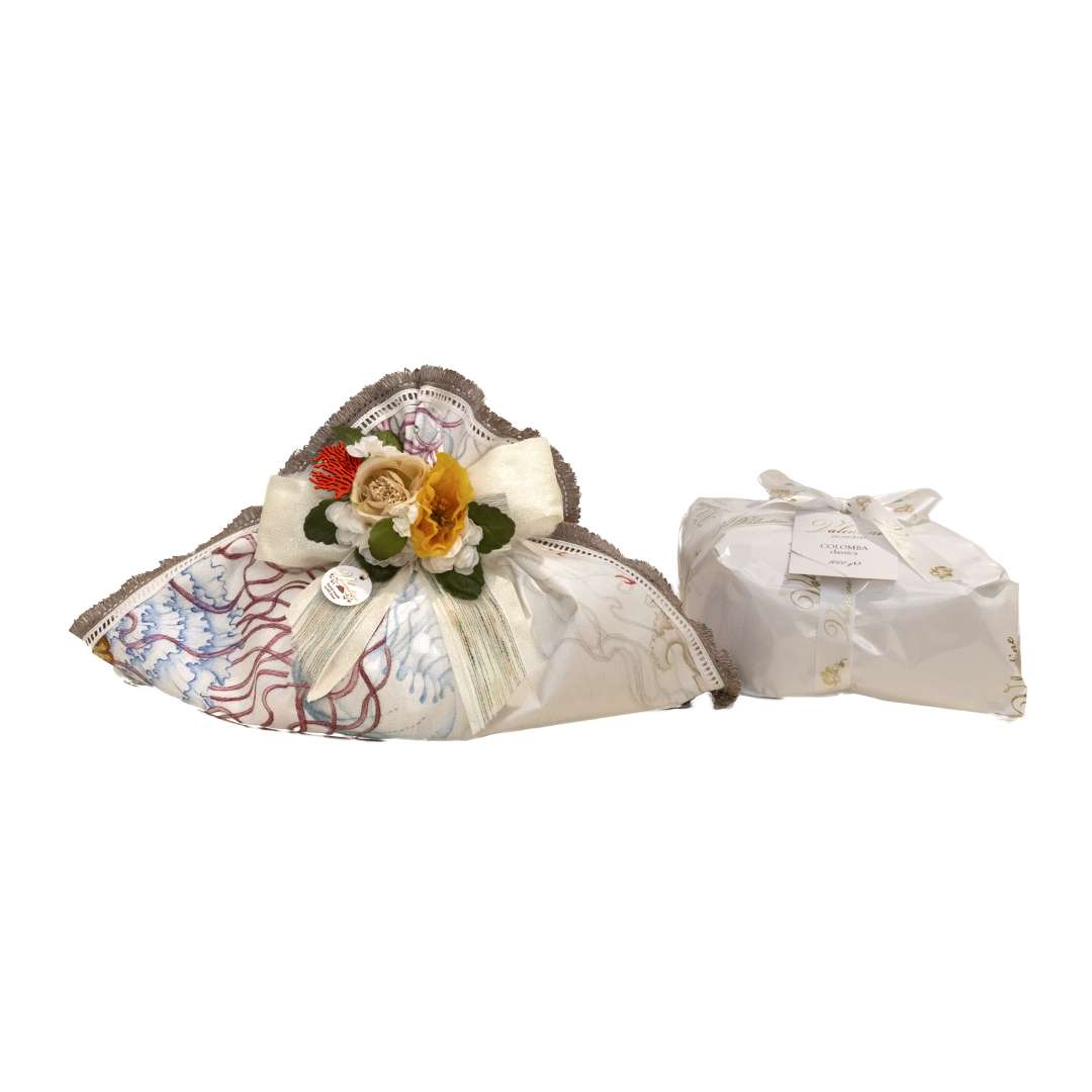 "Tovagliette Lino Medusa c/Colomba 1Kg" 40X50 CM