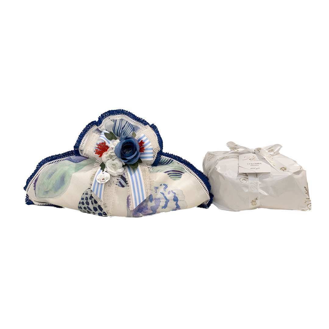 "Tovagliette Americane Conchiglioni Blu c/Colomba da 1Kg " 40x50 CM