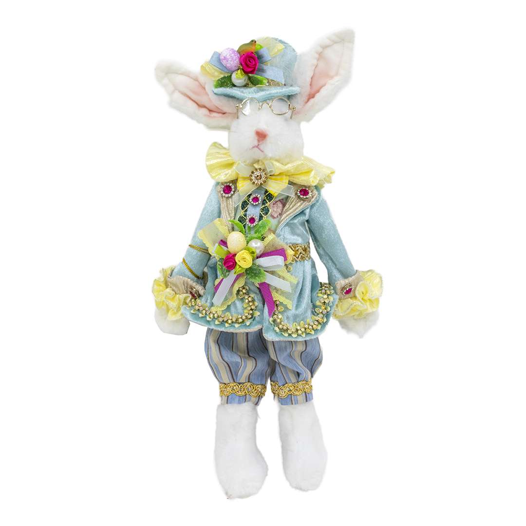 "Mr Coniglio Pasquale Celeste" H36CM