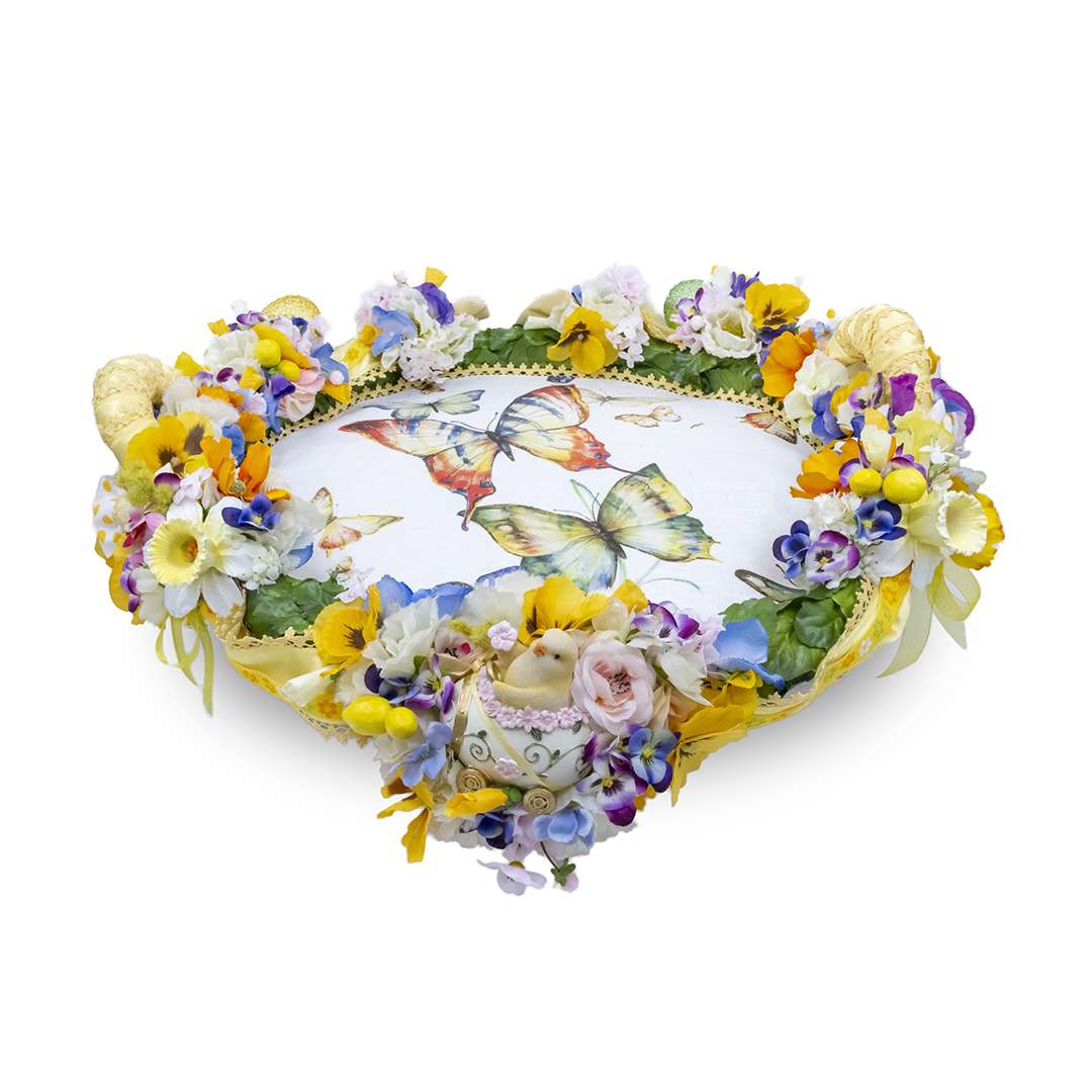 "Centrotavola Yellow Rabbit" D60 H16 CM - immagine 2